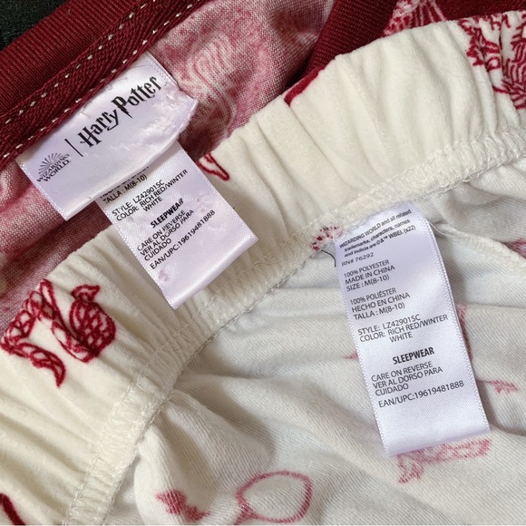Harry Potter red and white pajama set - Picture 4 of 8